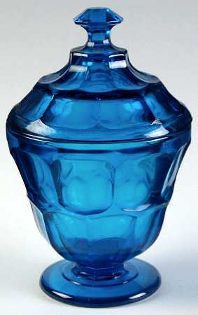 Ashburton Blue Sugar Bowl & Lid