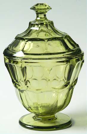 Ashburton Green (Olive) Sugar Bowl & Lid