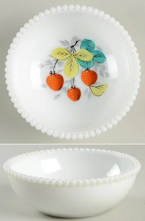 Beaded Edge Fruit Small Fruit Dessert Bowl