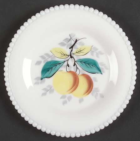 Beaded Edge Fruit Bread & Butter Plate