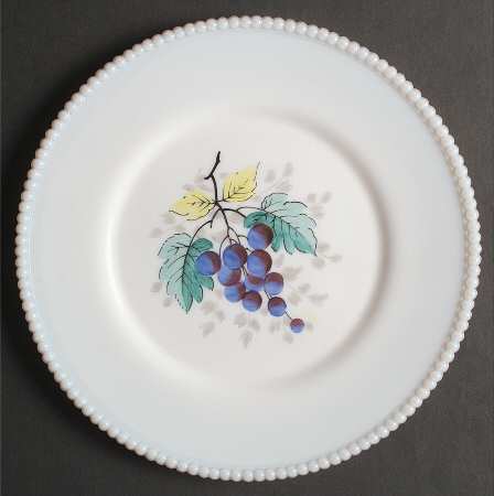 Beaded Edge Fruit Dinner Plate