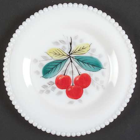 Beaded Edge Fruit Bread & Butter Plate