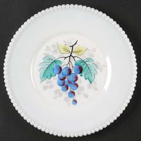 Beaded Edge Fruit Luncheon Plate