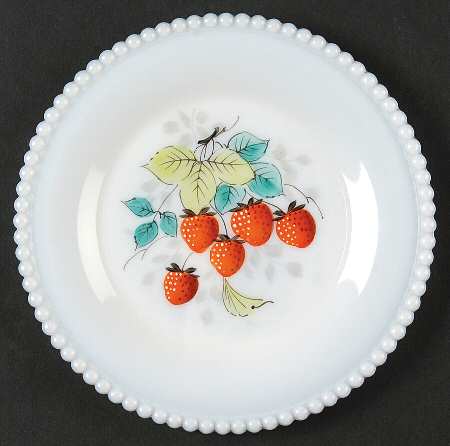 Beaded Edge Fruit Bread & Butter Plate