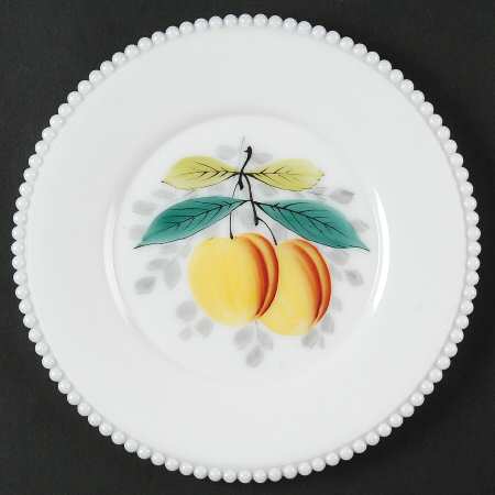 Beaded Edge Fruit Luncheon Plate