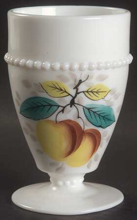 Beaded Edge Fruit 8 Oz Footed Tumbler