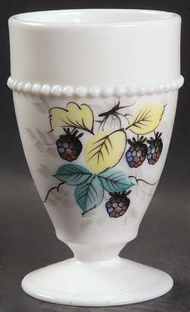 Beaded Edge Fruit 8 Oz Footed Tumbler
