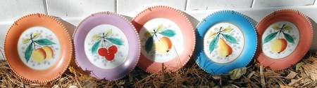 Beaded Edge Fruit Bread & Butter Plate
