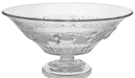 Della Robbia Clear 11" Footed Bowl