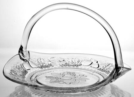 Della Robbia Clear 6" Oval Basket