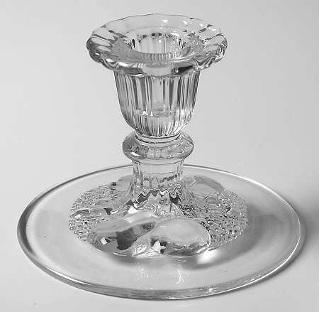 Della Robbia Clear Single Light Candlestick