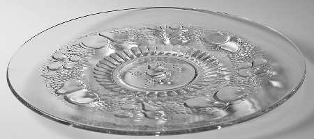 Della Robbia Clear 14" Torte Plate by Westmoreland