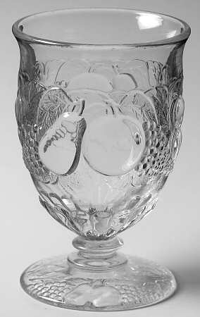Della Robbia Clear 8 Oz Footed Tumbler