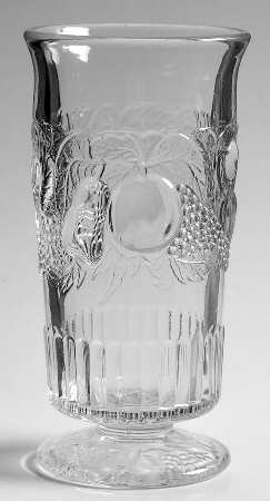 Della Robbia Clear 10 Oz Footed Belled/Flared Iced Tea