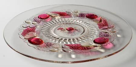 Della Robbia Flashed 14" Torte Plate