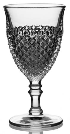 English Hobnail Clear (Round Base) Claret Wine