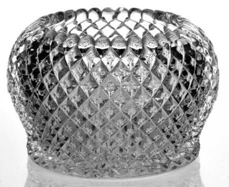 English Hobnail Clear (Round Base) 3" Rose Bowl