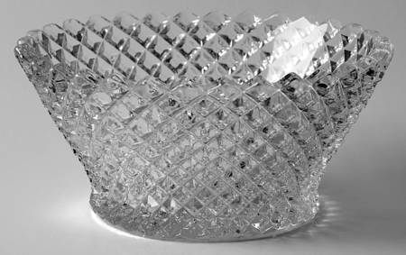 English Hobnail Clear (Round Base) Mayonnaise