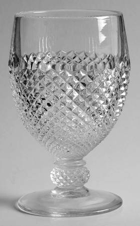 English Hobnail Clear (Round Base) 9 Oz Footed Tumbler