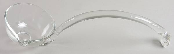 English Hobnail Clear (Round Base) Punch Ladle