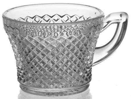 English Hobnail Clear (Round Base) Punch Or Coffee/Tea Cup Only