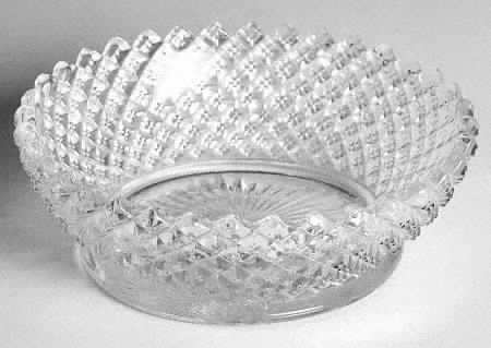 English Hobnail Clear (Round Base) 4" Nappy