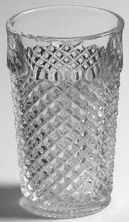 English Hobnail Clear (Round Base) 10 Oz Flat Tumbler