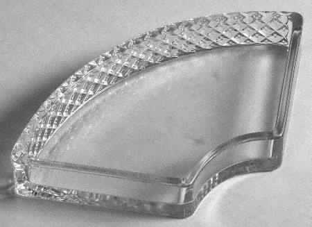 English Hobnail Clear (Round Base) Relish Insert