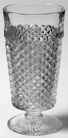 English Hobnail Clear (Round Base) 9 Oz Footed Tumbler