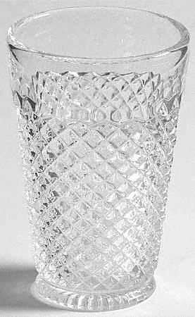 English Hobnail Clear (Round Base) Ginger Ale Glass