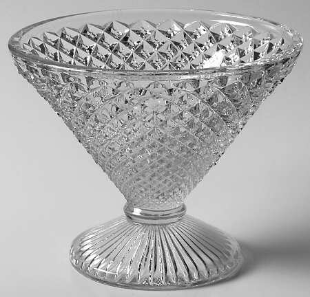 English Hobnail Clear (Round Base) Candy Dish No Lid