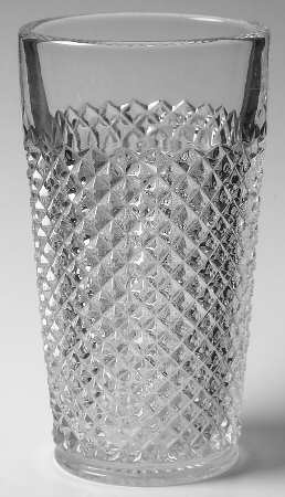 English Hobnail Clear (Round Base) 12 Oz Flat Tumbler