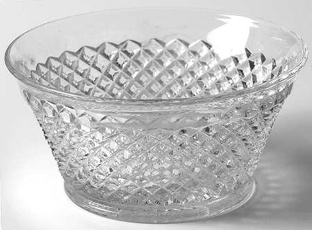 English Hobnail Clear (Round Base) Finger Bowl