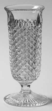 English Hobnail Clear (Round Base) Parfait