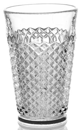 English Hobnail Black (Round Base) Ginger Ale Glass