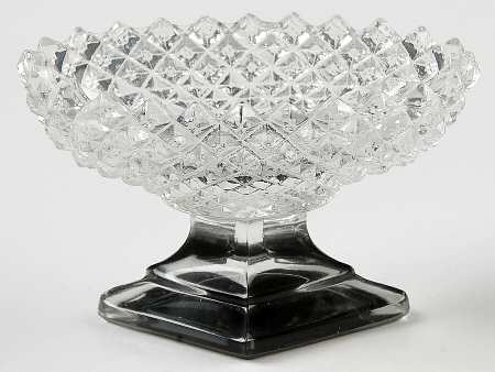 English Hobnail Black (Round Base) Individual Nut Dish/Salt Dip