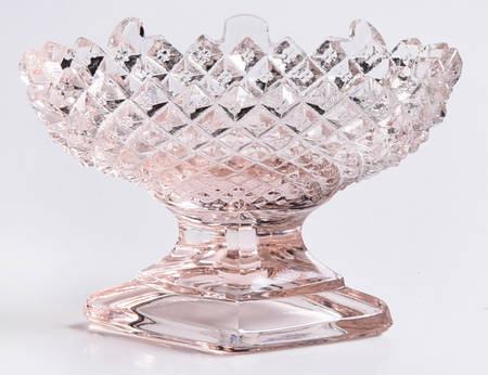 English Hobnail Pink (Round Foot) Individual Nut Dish/Salt Dip/Placecard Holder
