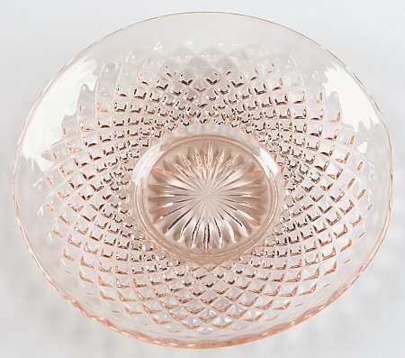 English Hobnail Pink (Round Foot) Saucer for Demitasse Cuo & Saucer Set