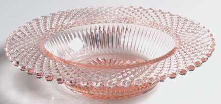 English Hobnail Pink (Round Foot) Grapefruit