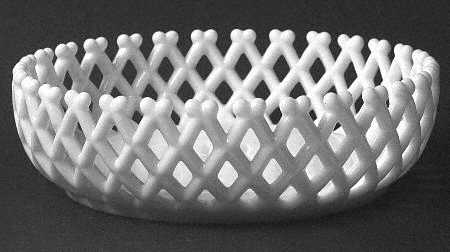 Lattice Edge 8" Round Bowl