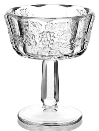 Paneled Grape Clear Champagne/Tall Sherbet