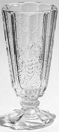 Paneled Grape Clear Parfait