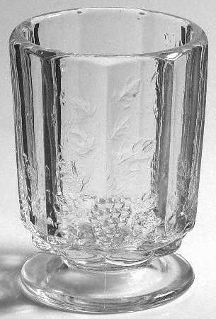 Paneled Grape Clear Mini Open Sugar