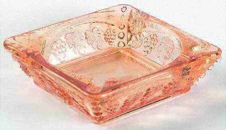 Paneled Grape Golden Sunset Ashtray
