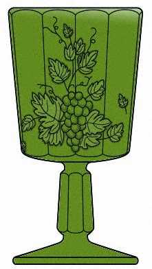 Paneled Grape Olive Green by Westmoreland
