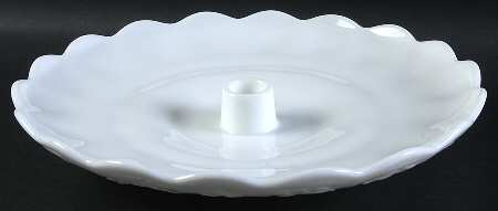 Paneled Grape Milk Glass 11" Epergne Bowl