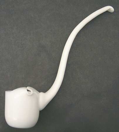 Paneled Grape Milk Glass Punch Ladle