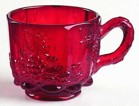 Paneled Grape Ruby Punch Cup