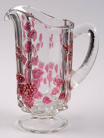 Paneled Grape Ruby Flash 32 Oz Pitcher