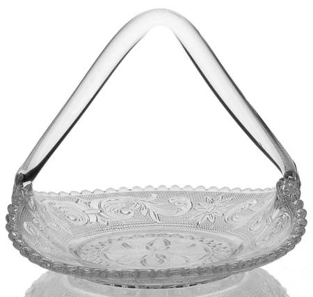 Princess Feather Clear 5" Handled Basket